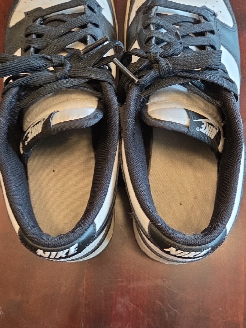 Nike Dunks Panda. Size 8 Men's - Picture 4 of 8